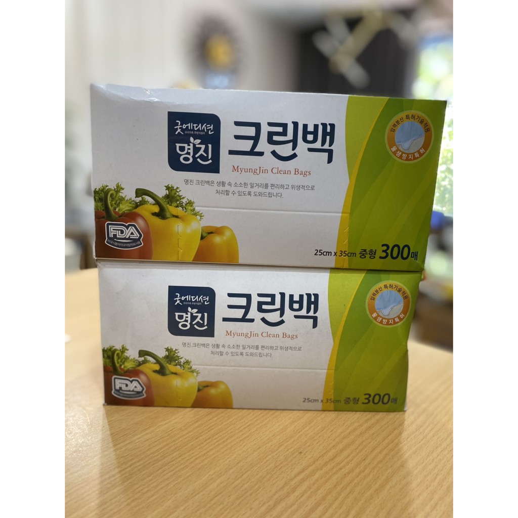 Túi đựng thực phẩm myungjin size m 25 x 35 *300