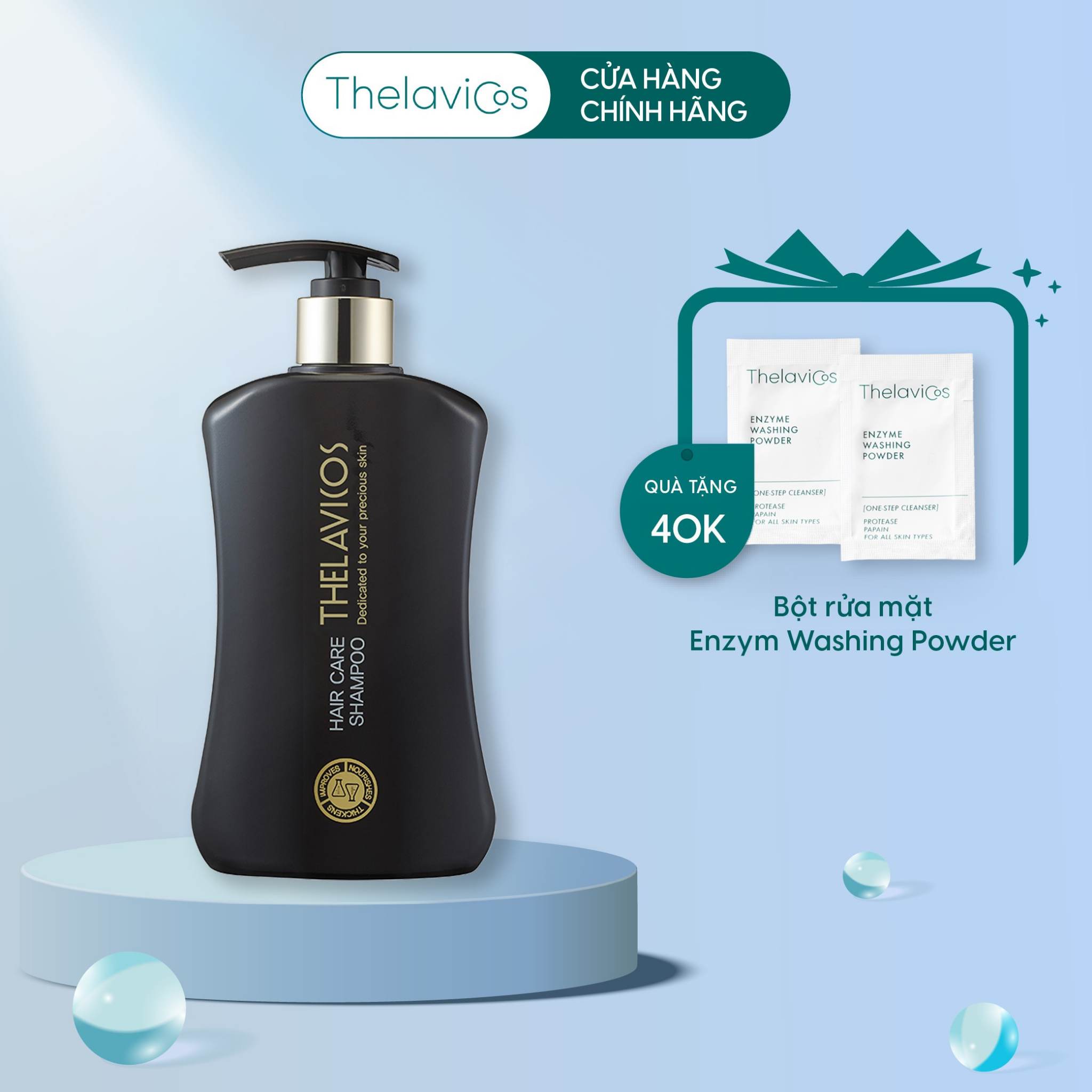 Dầu gội trị gàu nấm da đầu phục hồi tóc - thelavicos hair care shampoo - 250ml