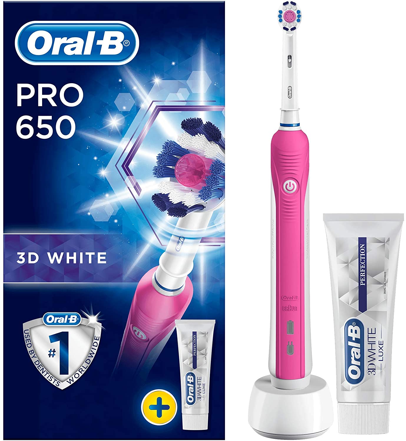 Bàn chải điện Oral-B Pro 650 Hàng nội địa Đức