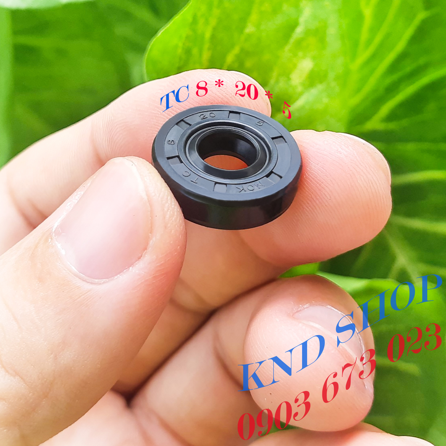 (Giá bán 01 cái = 20 cái & Giảm 53% khi mua từ 10 cái) [Oil seal TC 8*20*5 (8x20x5)] Phốt chặn dầu và chặn bụi - Hàng sx Đài Loan
