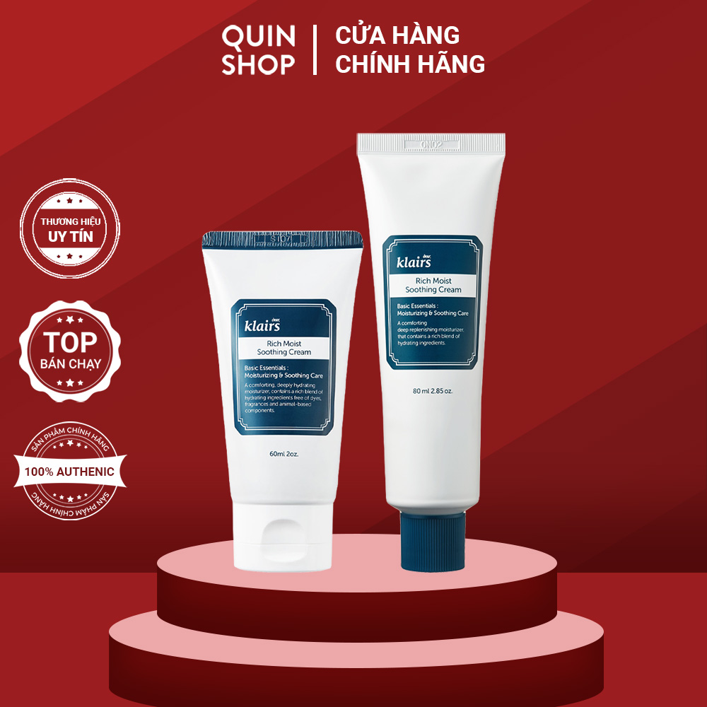 Kem Dưỡng Klairs Rich Moist Soothing Cream
