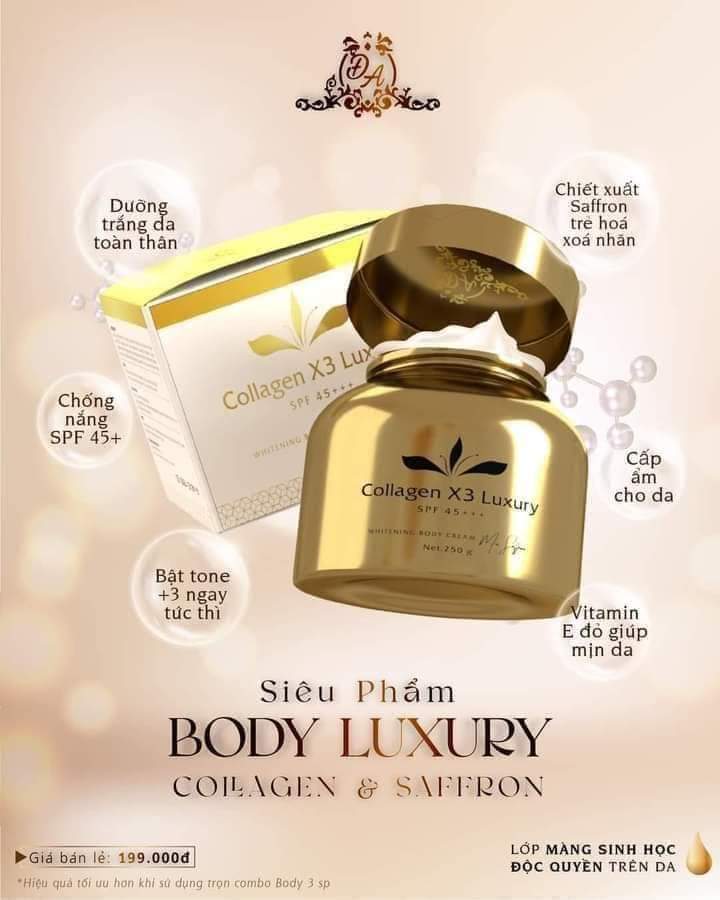 Body luxury collagen x3 mp đông anh