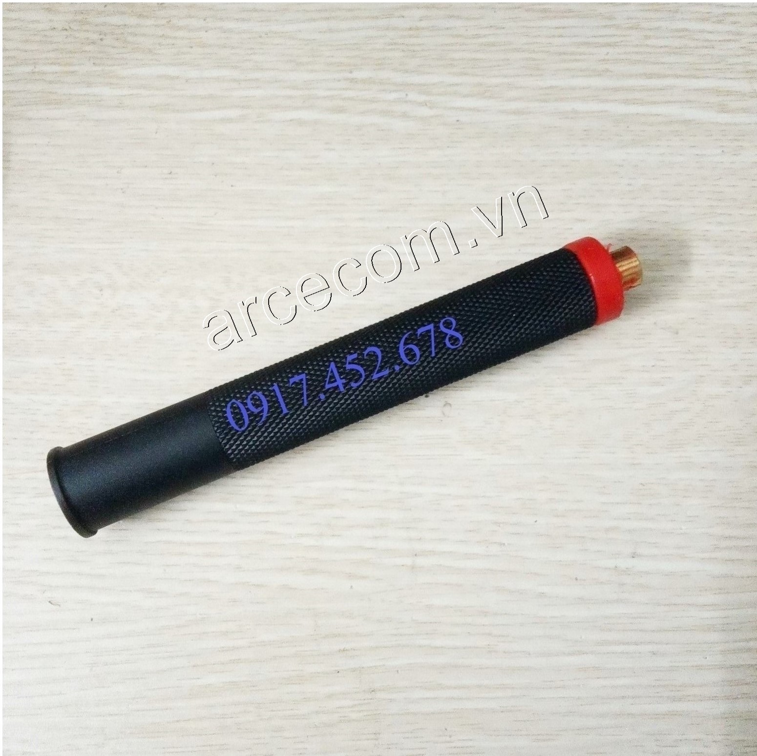 Tay tẩy mối hàn ren M6/M8 - tay gắn chổi tẩy mối hàn inox dùng với máy tẩy điện hóa