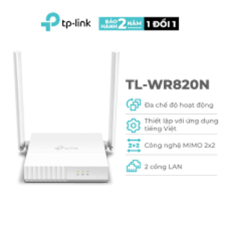 Bộ phát WiFi - Router WiFi TPlink TL-WR 820N chuẩn N tốc độ 300Mbps