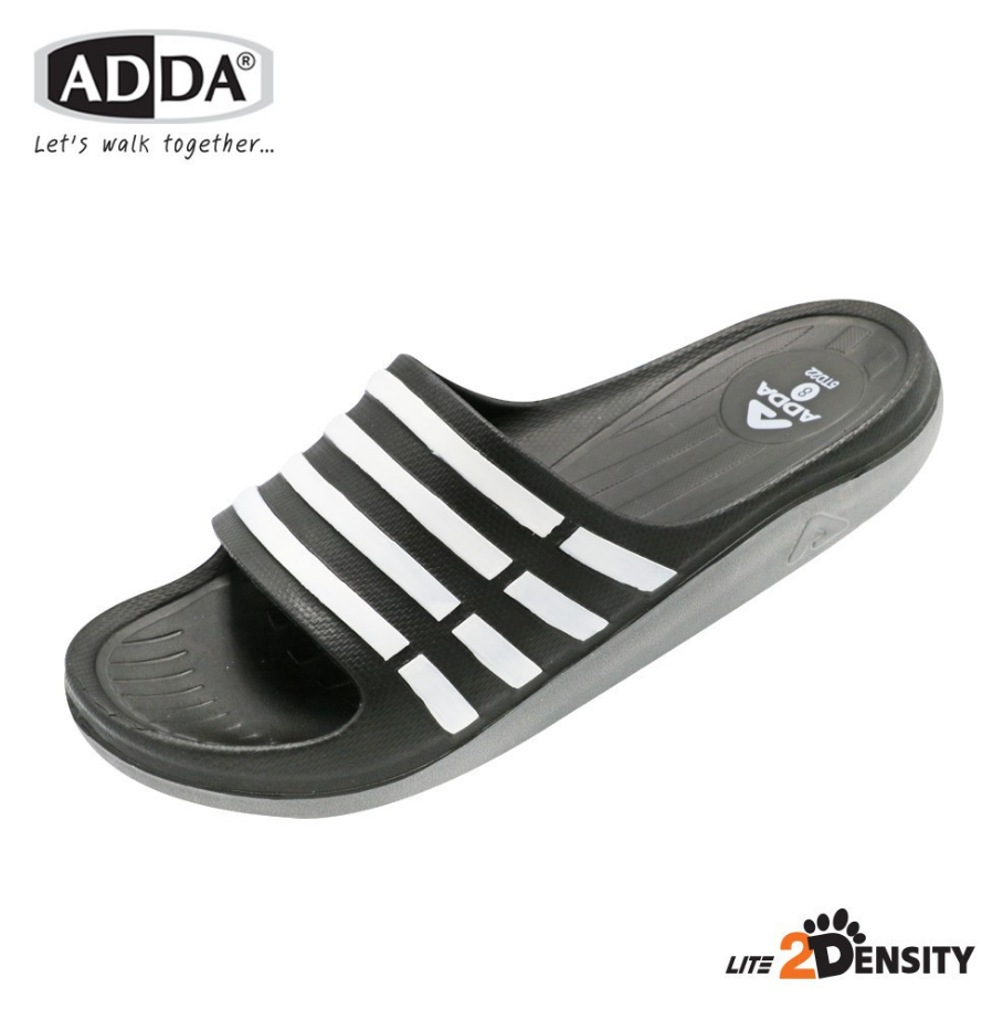 Dép Thái Lan ADDA Quai Ngang Nam Chính Hãng - Đen