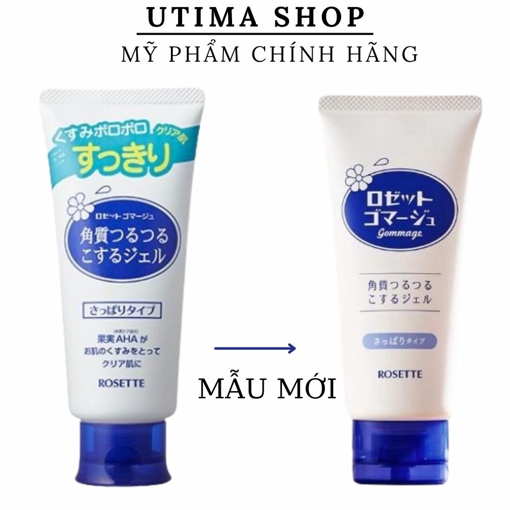 Tẩy tế bào chết Rosette Nhật nội địa. Tẩy da chết Rosette mẫu mới nhất Utima shop