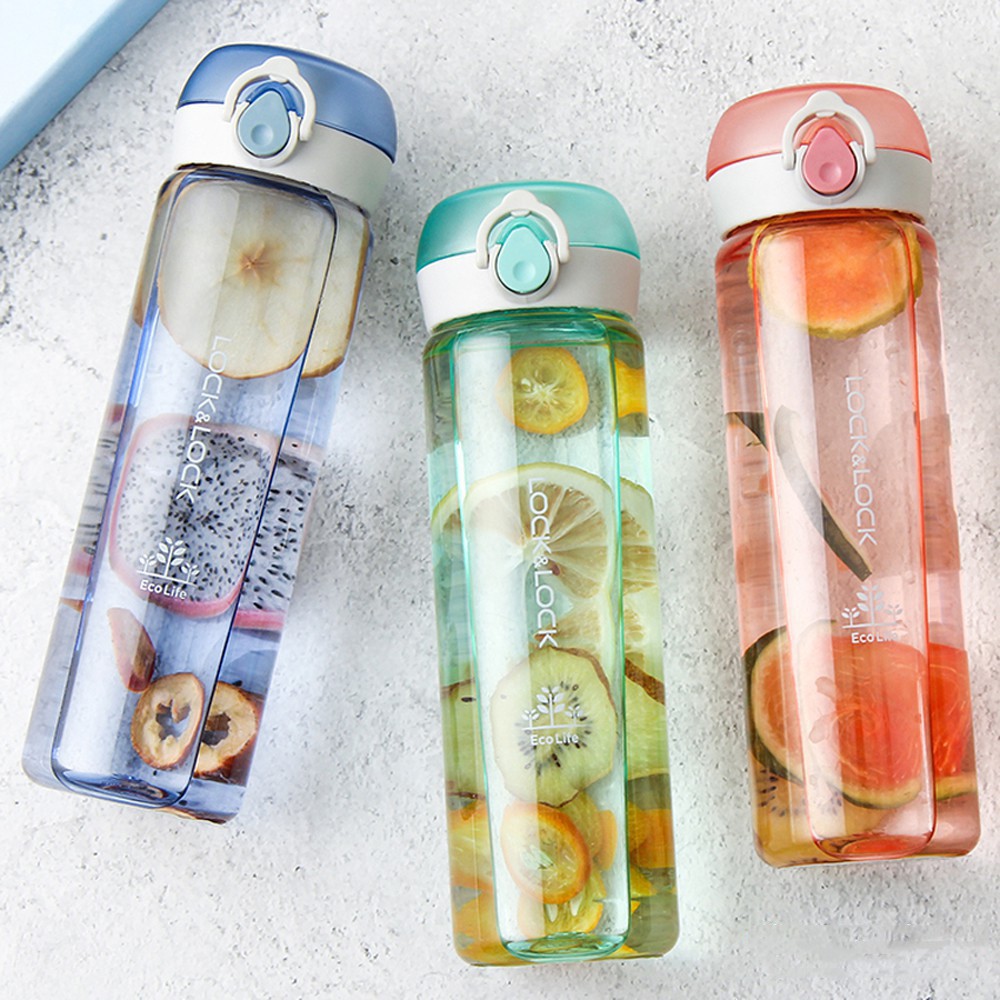 [HCM]Bình nước nhựa Tritan Lock&Lock One Touch Bottle 500ml ABF645
