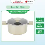 (Chỉ 25-29.06)Nồi phủ sứ an toàn Elmich Classic EL-5529BE Size 20cm