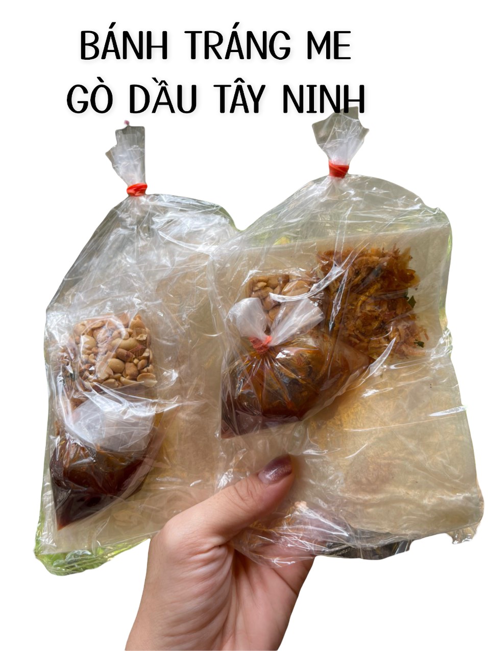Combo 10 bịch bánh tráng mắm me cực ngon!!!