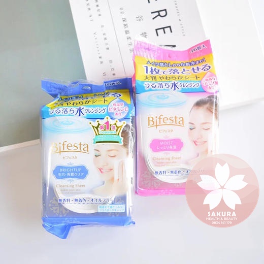 Khăn giấy ướt tẩy trang Bifesta Nhật Bản ( 46 miếng)