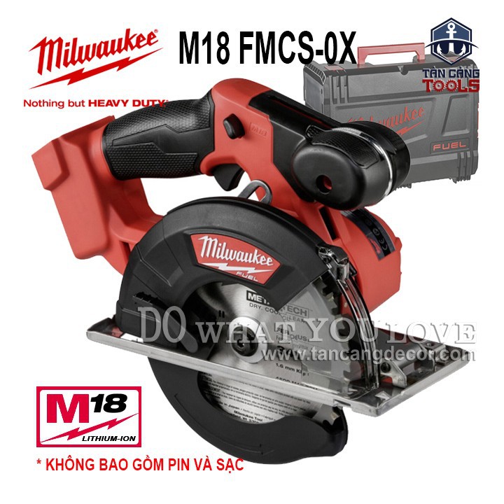 Máy cắt kim loại dùng pin milwaukee m18 fmcs-0x