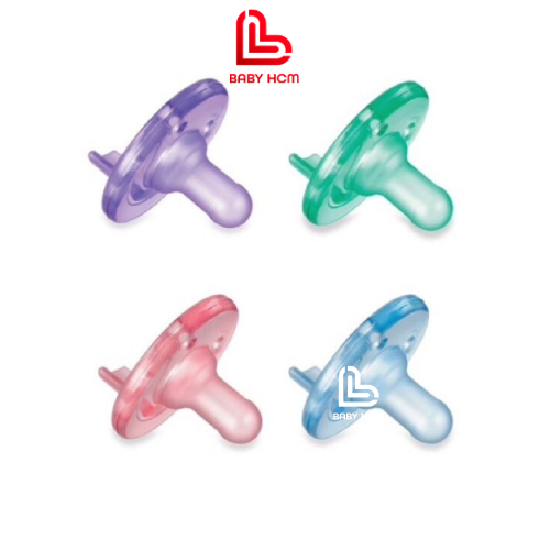 Ty ngậm philips avent chống vẩu siêu mềm cho bé 0 - 3 tháng