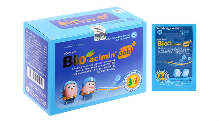 Cốm vi sinh Bio-acimin Gold hộp 30 gói