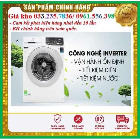 Máy giặt electrolux inverter 8 kg ewf8025bqwa