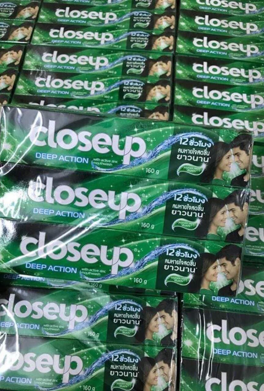 6 cây Kem đánh răng Closeup Thái Lan 160g (1 lốc)