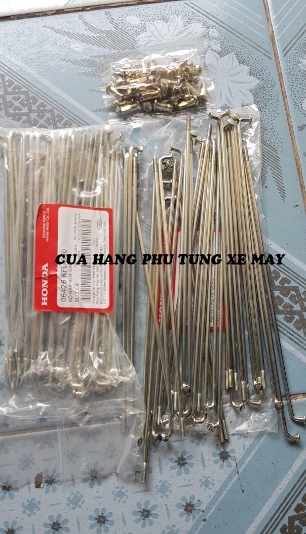 Bộ căm cho xe Future 1 hàng zin ( thắng đĩa trước thắng đùm sau ) - 2 bánh