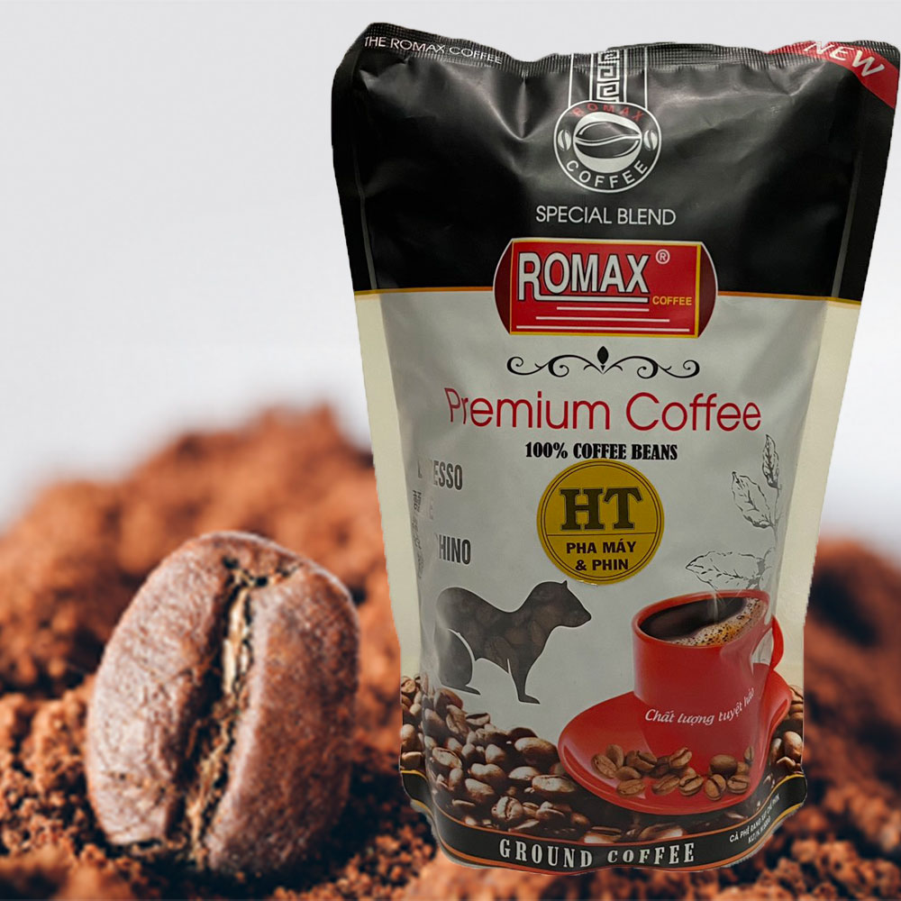 Cà phê hạt rang mộc ROMAX HT Arabica Robusta Espresso - Romax Coffee