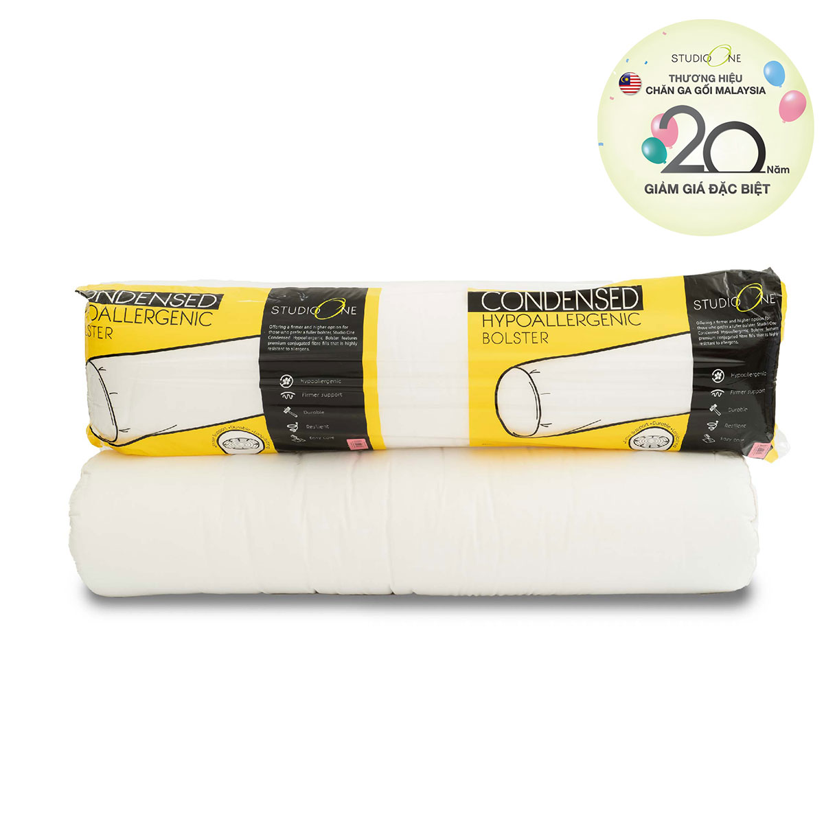 Ruột gối ôm Studio One Hypoallergenic 94cm x 20cm