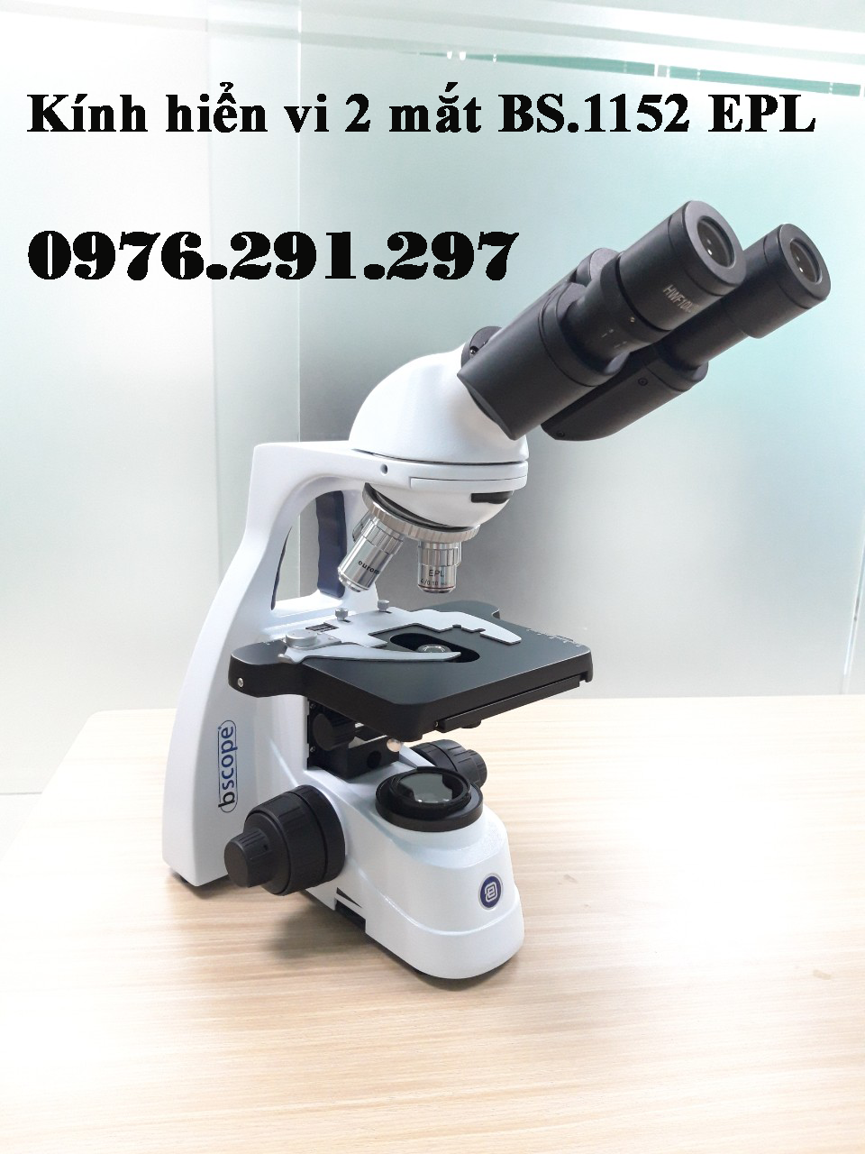 Kính hiển vi 2 mắt bs 1152 epl euromex hà lan