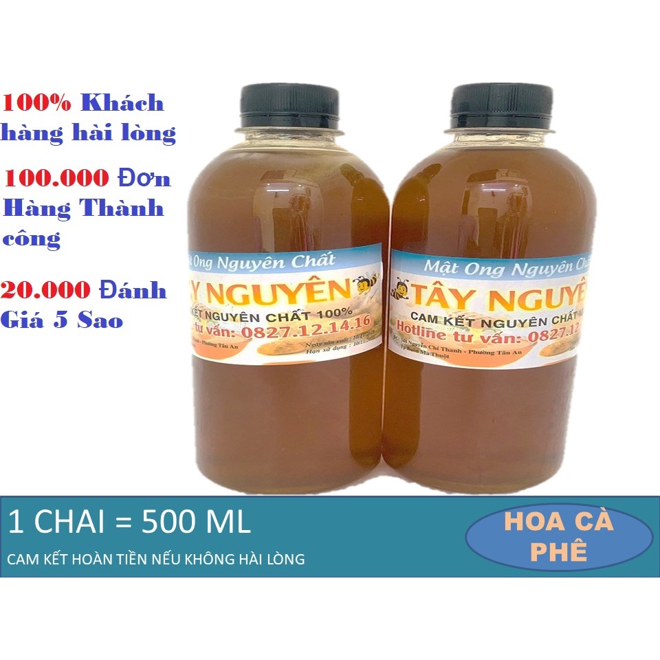 Mật Ong đặc biệt Nguyên Chất 100 - Kai thác từ tự nhiên - 1000ml (1lít)