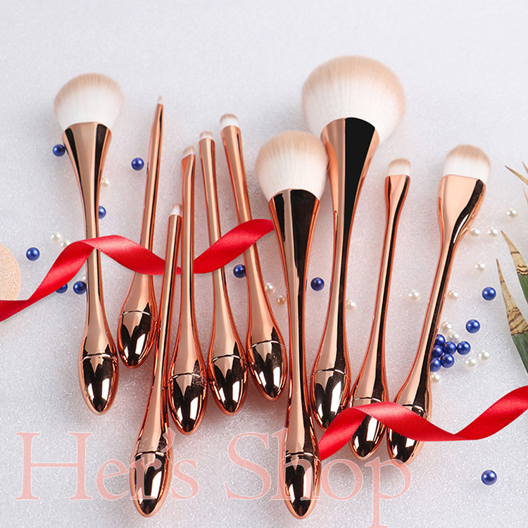 [Kèm Bao Đựng] Bộ Cọ Trang Điểm Cá Nhân JESNA - Set 10 Cọ Trang Điểm Cao Cấp