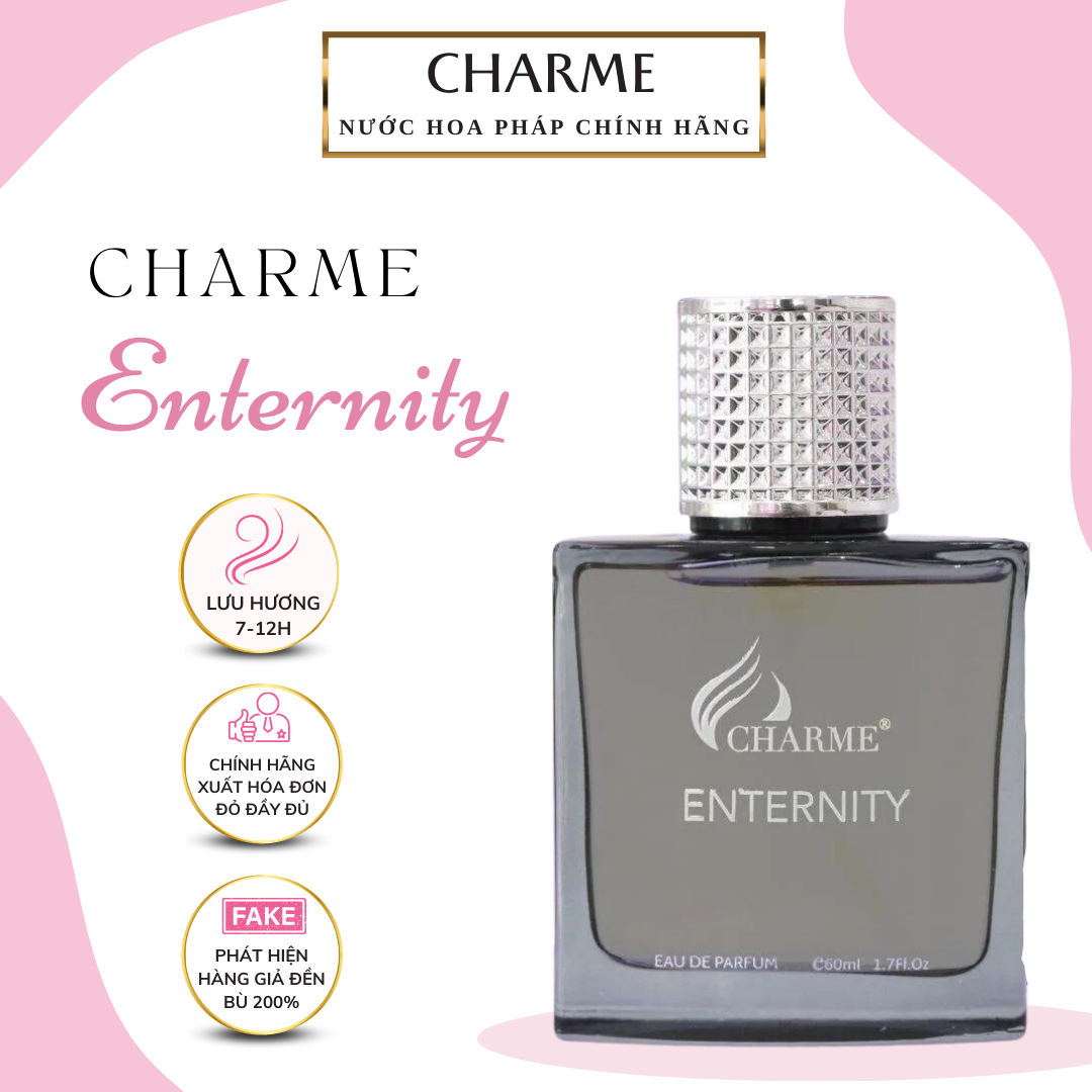 Nước hoa nam charme enternity 60ml,nước hoa chính hãng,nước hoa cao cấp,nước hoa tỏa hương xa,nước hoa thơm lâu 48h