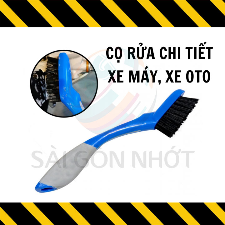 Cọ chải đa năng rửa chi tiết xe máy xe oto, rửa sên, rửa lóc máy