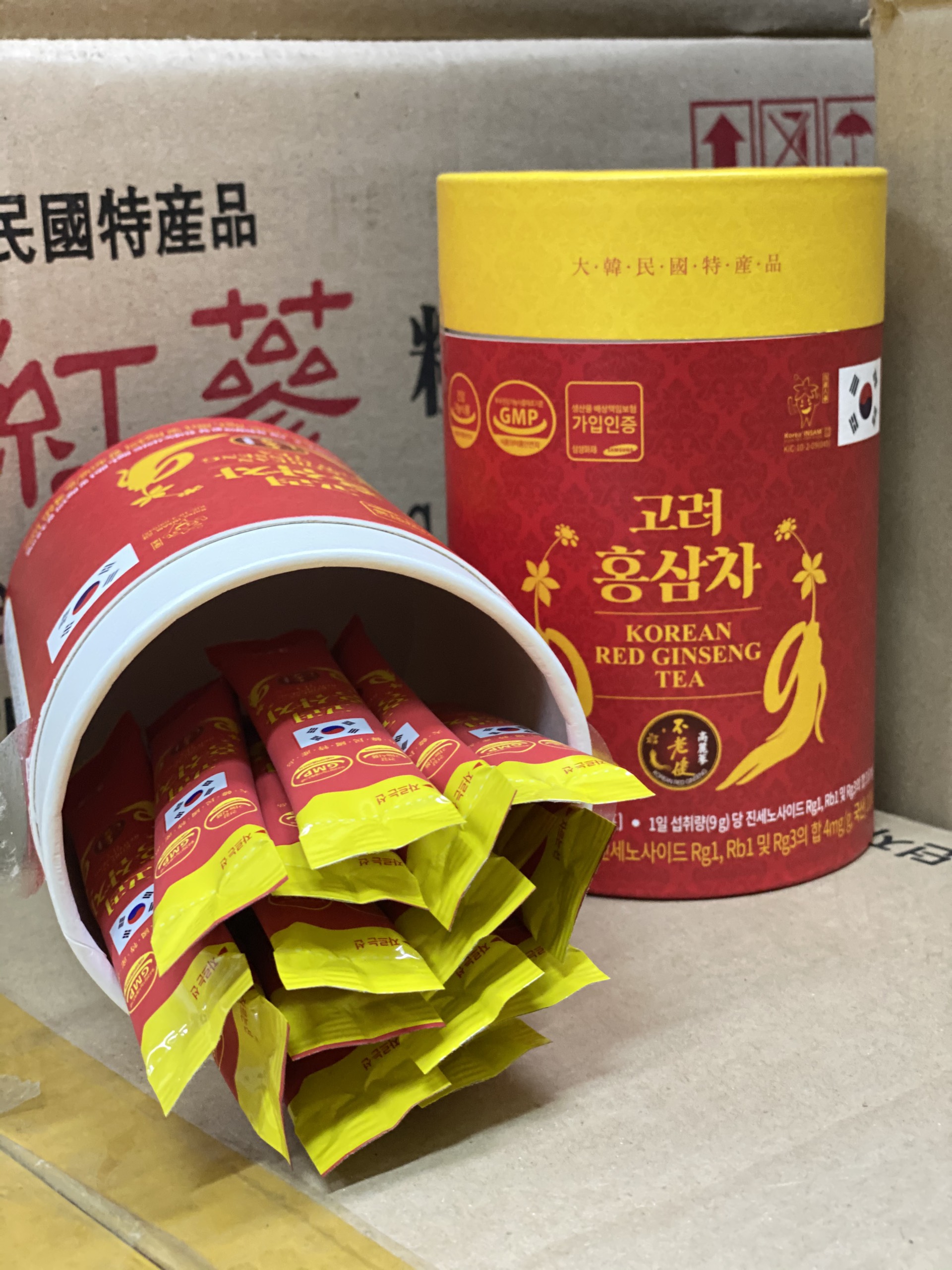 Trà Hồng Sâm Hàn Quốc – Korean Red Ginseng Tea 30 gói thanh lọc cơ thể