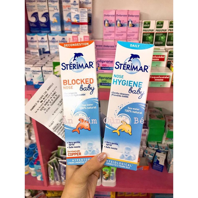 Xịt mũi cá heo cho bé từ sơ sinh