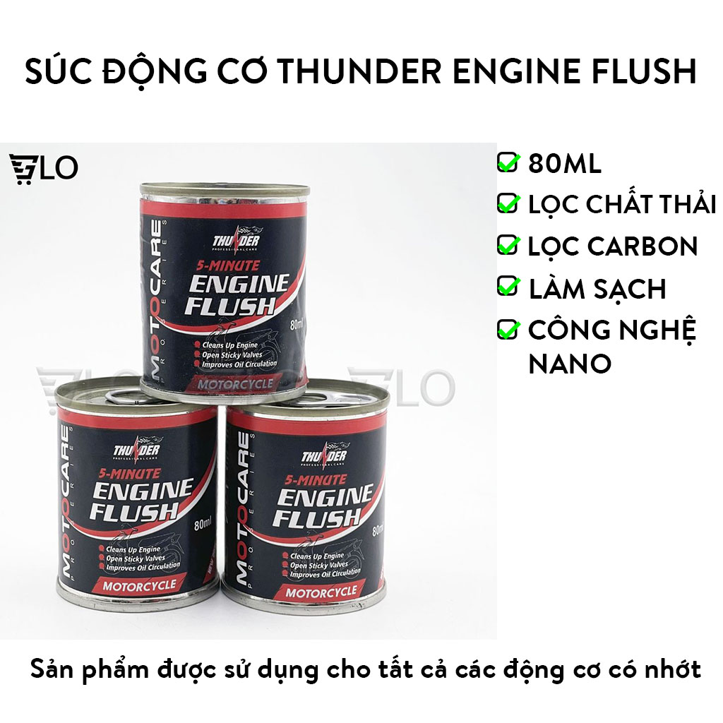 Súc Động Cơ Thunder Engine Flush 80ml