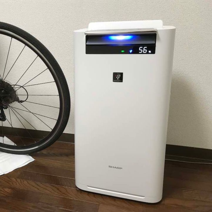 Máy lọc không khí tạo ẩm sharp KC-GS50 nội địa nhật bãi 25000 ion