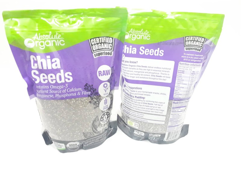 Bộ 2 Hạt chia Organic Chia Seeds Australia 1kg