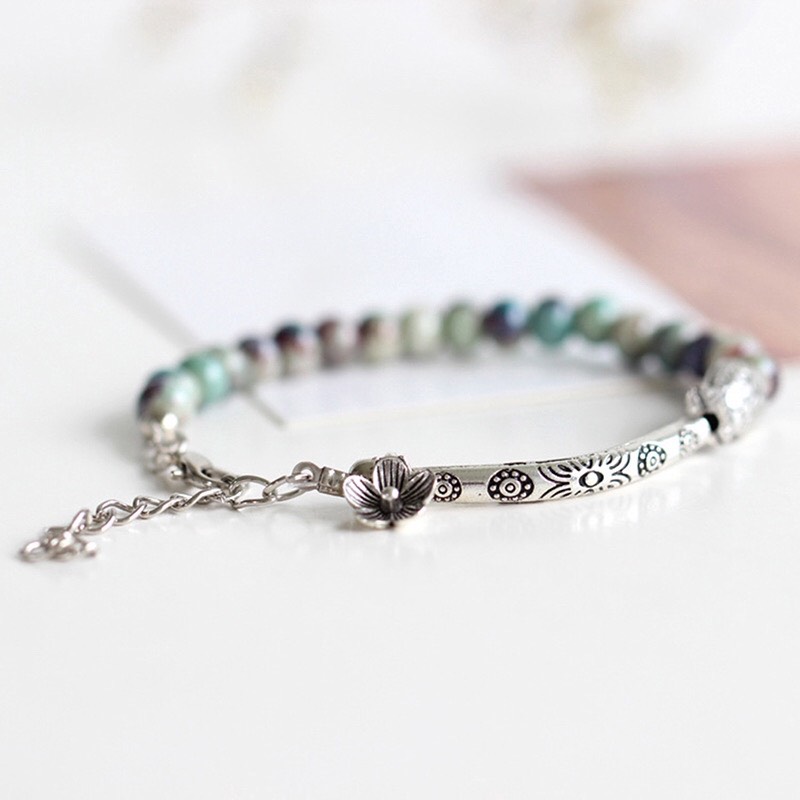 Lắc tay đá sỏi handmade - vtth12