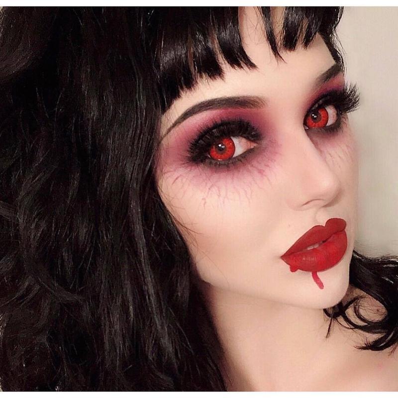 Lens mắt cosplay hallowen