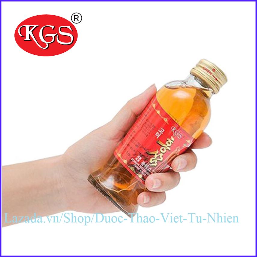 Nước Hồng Sâm Nguyên Củ Phục Hồi Cơ Thể Suy Nhược 120ml/chai.