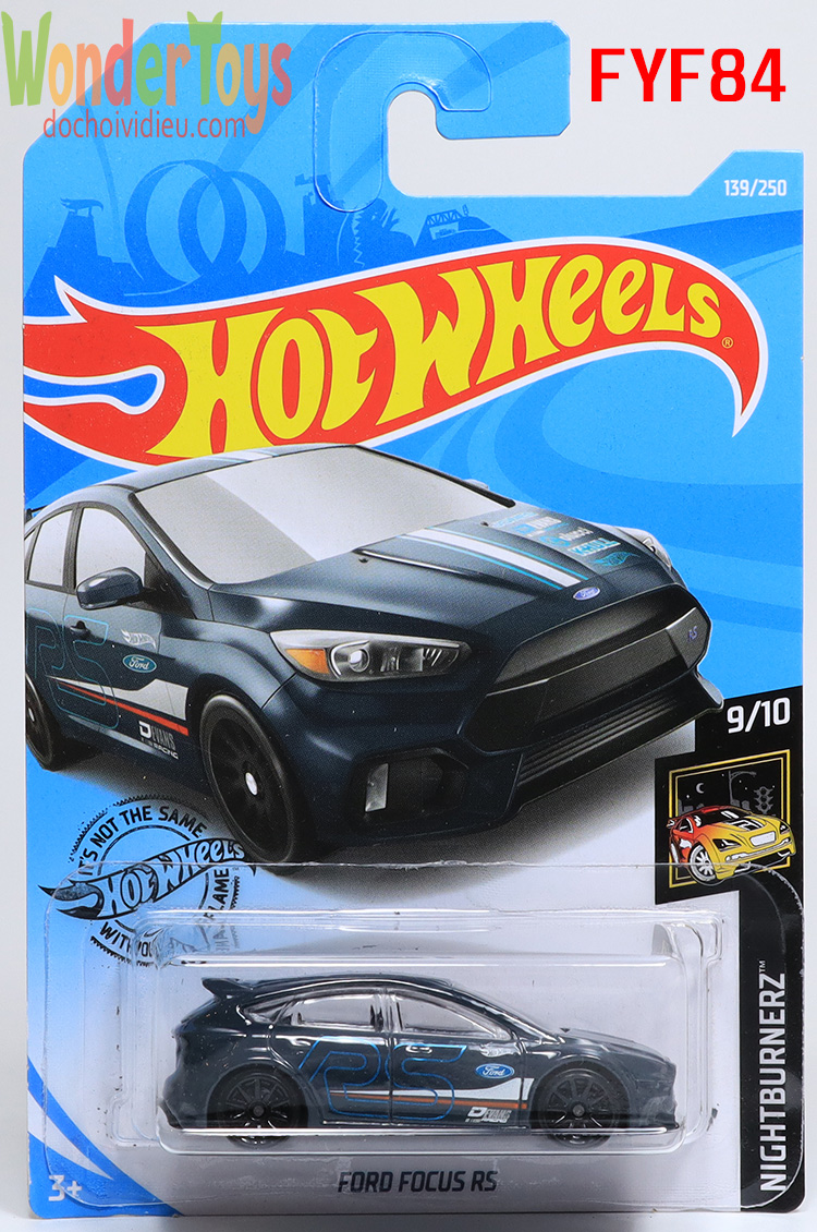 Xe mô hình hot wheels ford focus rs collections nightburnerz - 2019 - fyf84