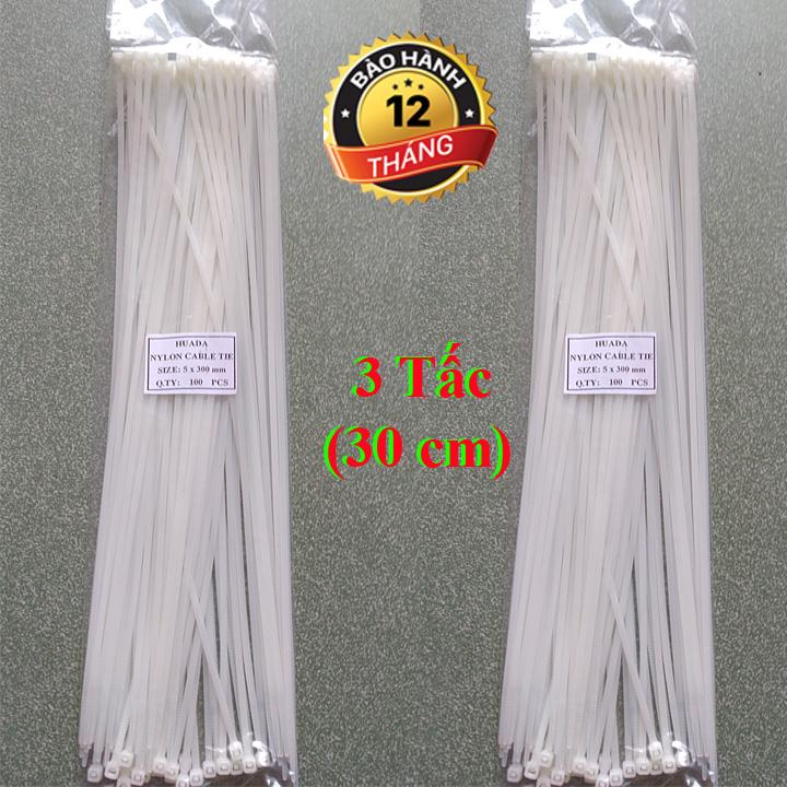 Dây rút 3 tấc 30cm - dây rút 30cm - dây thít 3 tấc - dây thít 30cm 100 pcs thực 80 đến 90 sợi
