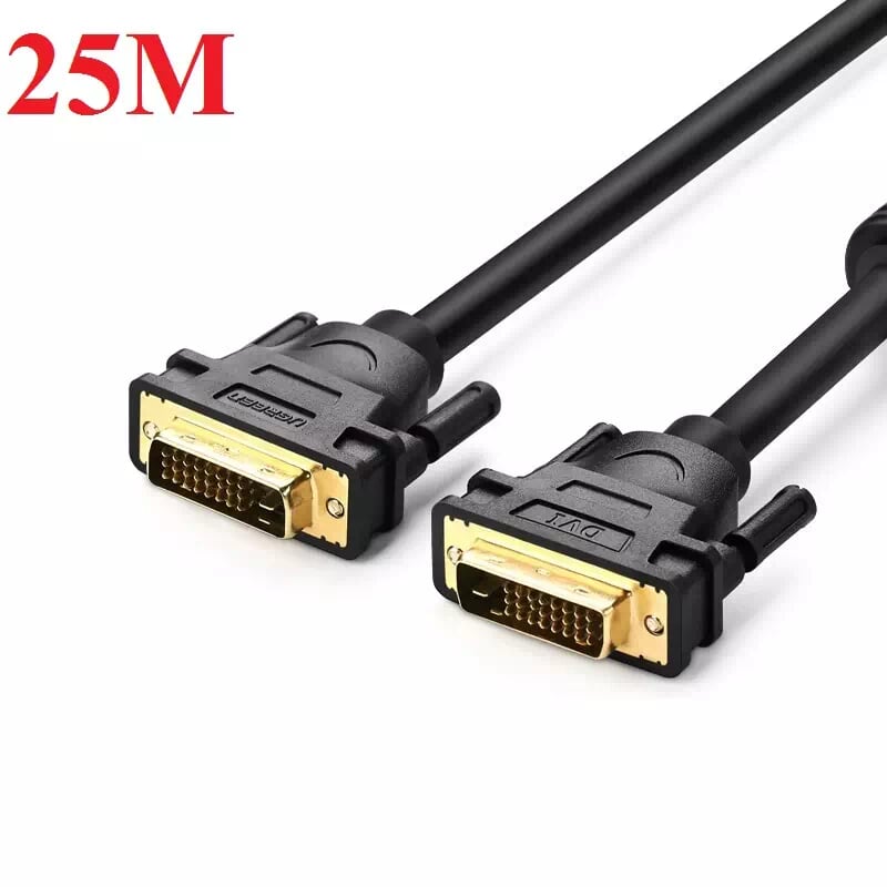 Ugreen 11644 25m màu đen cáp tín hiệu dvi 24+1 dv101