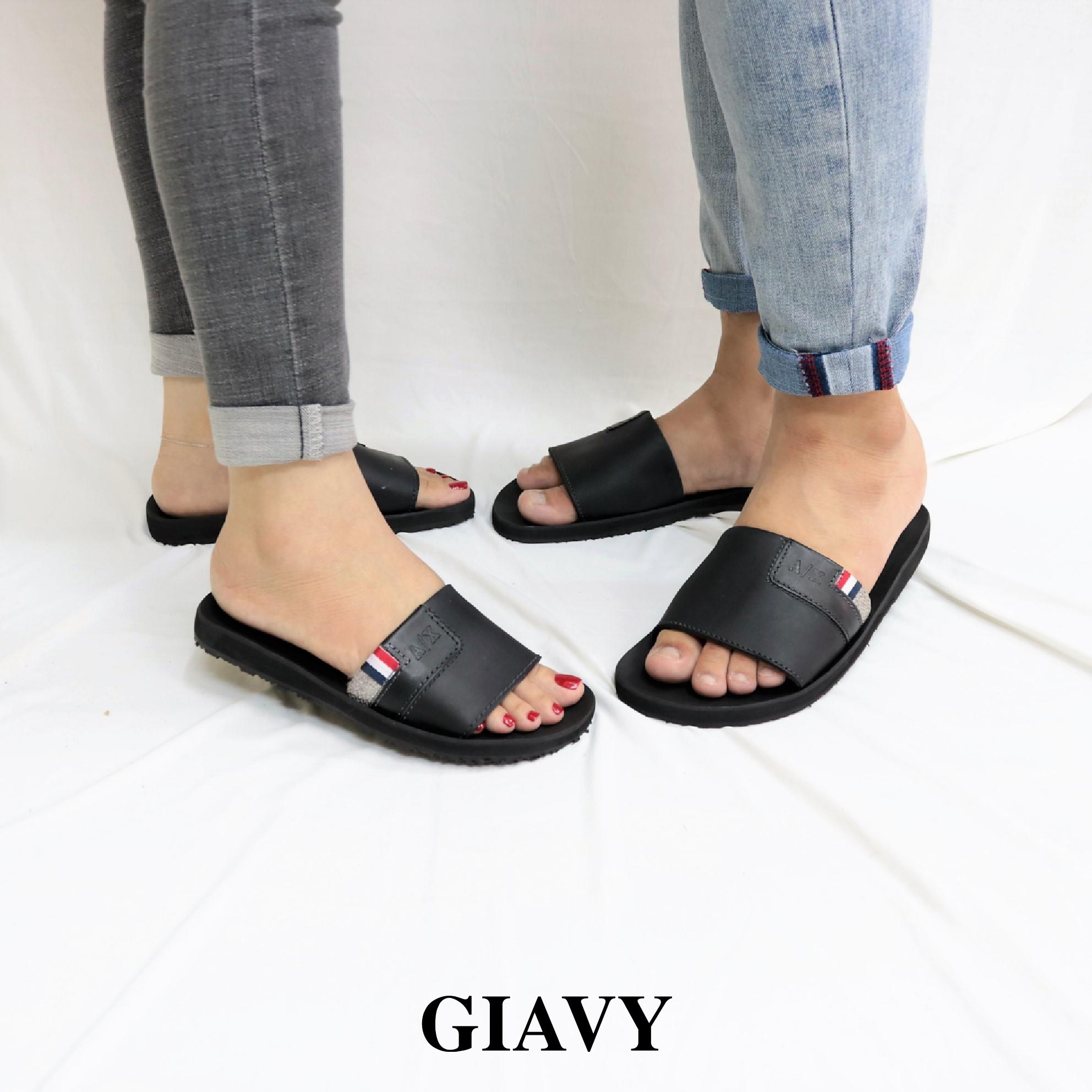 Dép couple nam-nữ.GIAVY DT483 (Đen)