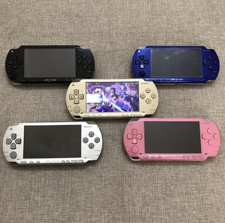 Máy Chơi Game Sony PSP 1000 ( sẫn Full Game PSP,Ps1, GBA , GBC,  Nes ,Snes, Game Boy ,...)