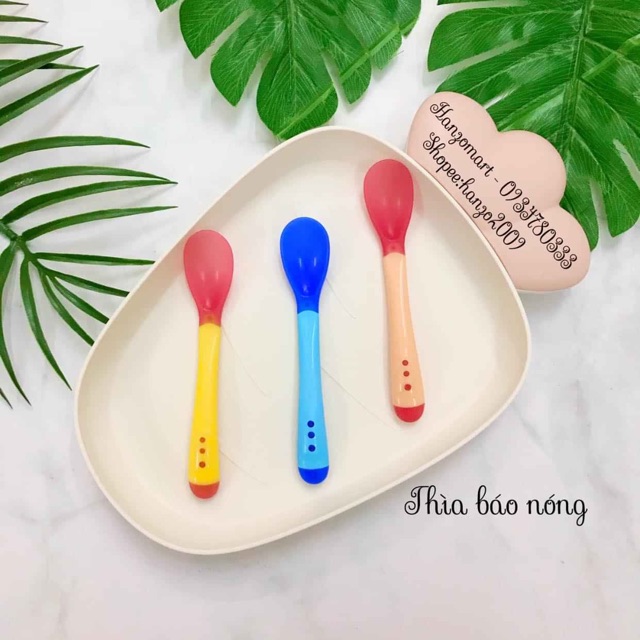 Thìa Báo Nóng Cho Bé Ăn Dặm