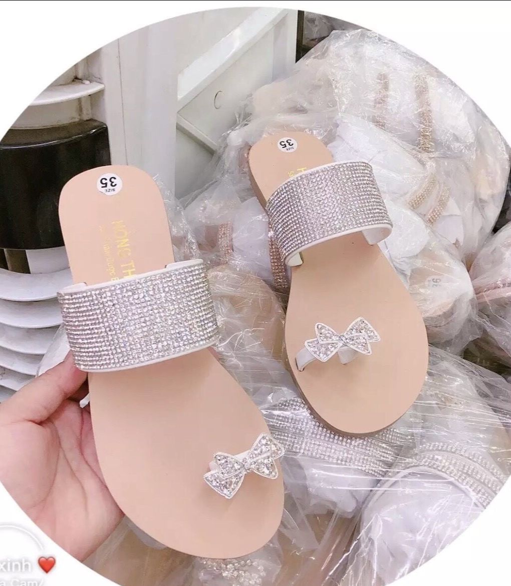 DÉP NỬ QUAI XOÀN BẢN LẤP LÁNH THỜI TRANG
