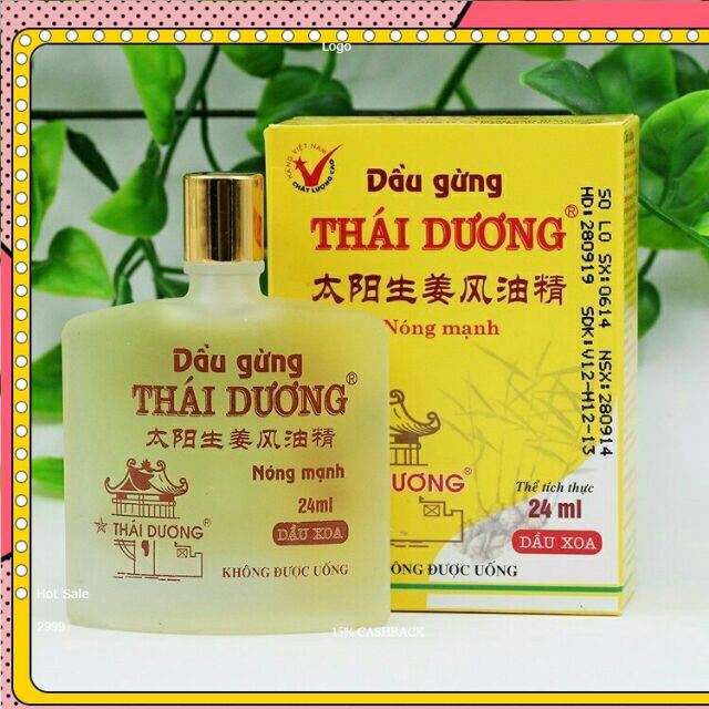Dầu gừng thái dương chai 24ml - Sao Thái Dương