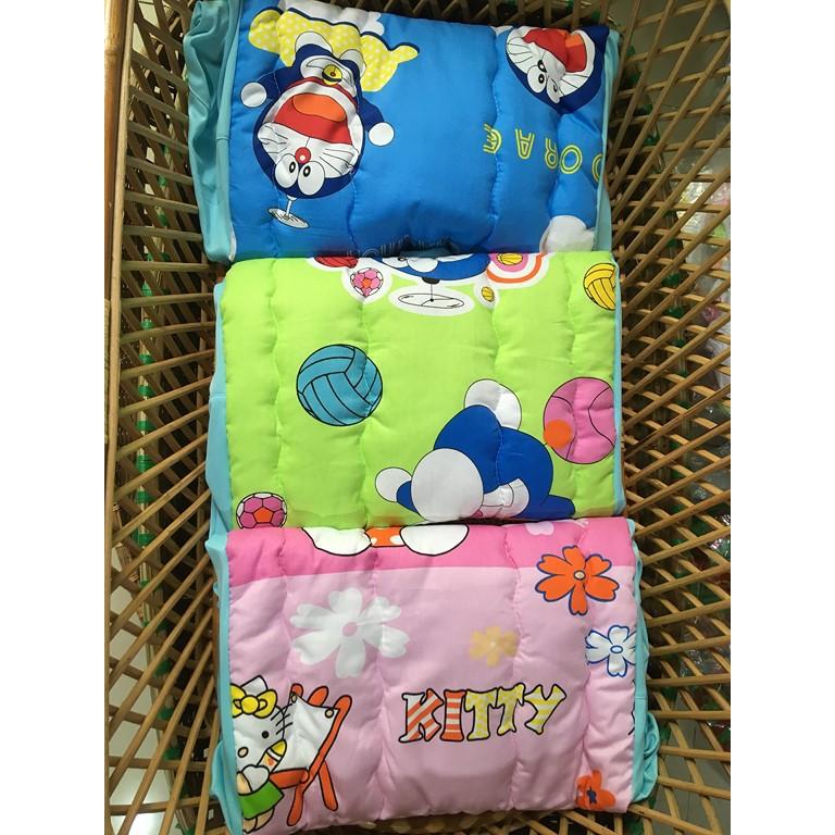 Nệm lót nôi tre đặt võng Viet kids an toàn cho bé vải cotton hình S1