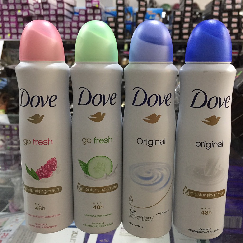 Xịt khử mùi Dove Original 150ml