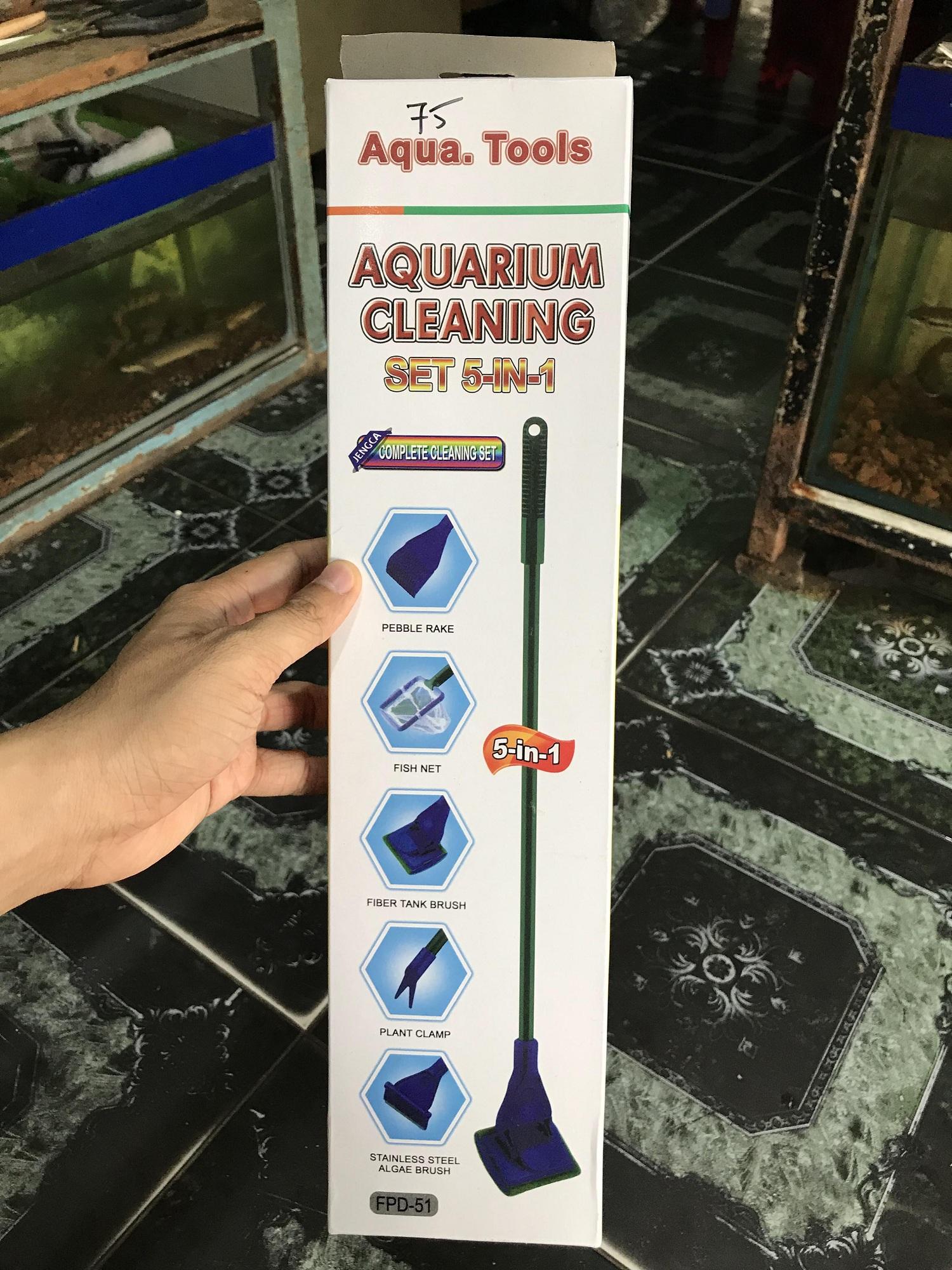 "hoàn tiền đến 10%" bộ vệ sinh hồ cá 5 trong 1