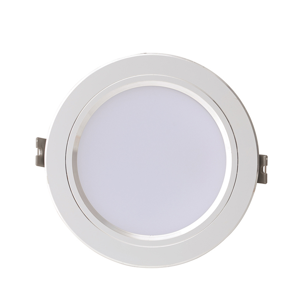 Đèn LED Downlight đổi màu AT10 110/12W SS [viền bạc]