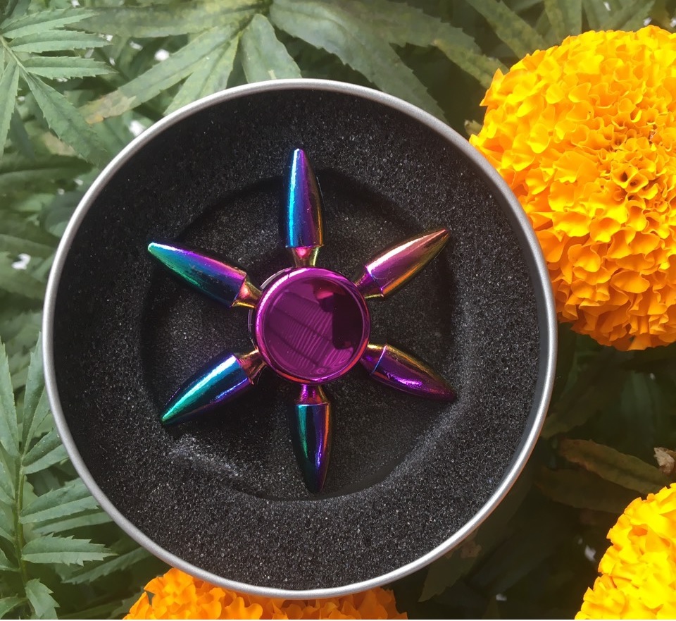 Đồ chơi Spinner 5 cánh đa sắc - Con quay 5 cánh spinner kin loại siêu bền