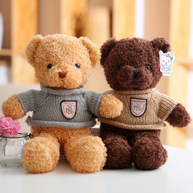 Gấu bông teddy head tales size mini 30cm chọn màu