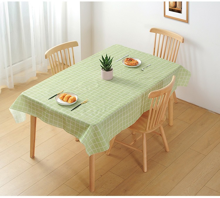 Khăn trải bàn caro (137×180cm) tone màu pastel chống thấm nước, dễ lau sạch/ khăn nền chụp ảnh